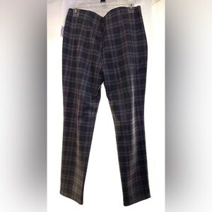 Active USA Black Plaid Men's Dress Pants